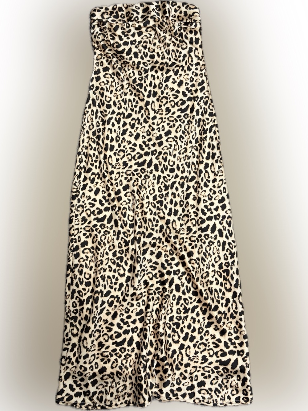 Sincerely Jules Leopard Strapless Dress